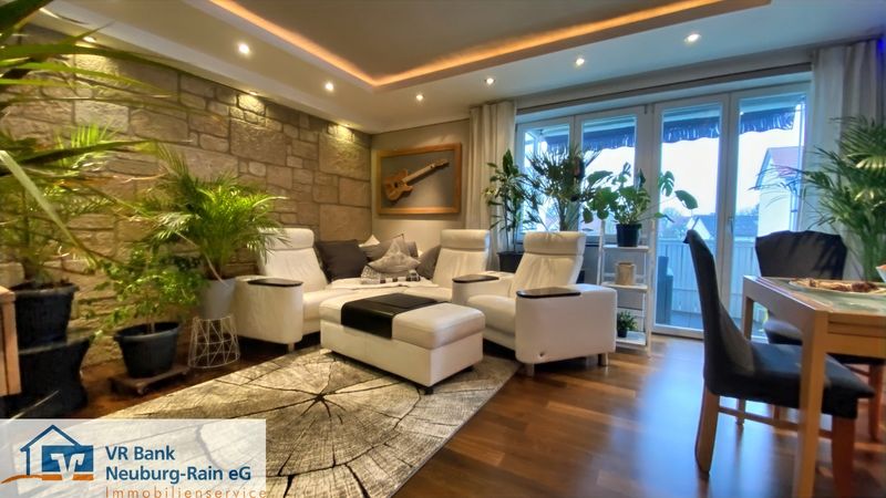 Top renovierte 3-Zimmer Wohnung in Rain